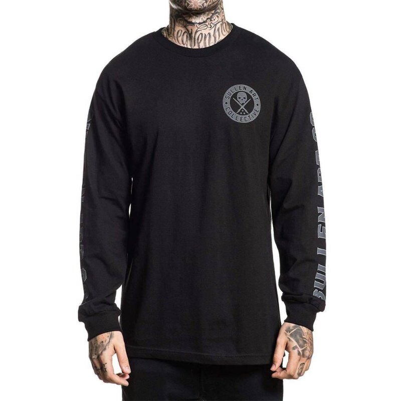 Tričko "Sullen Clothing Longsleeve T-Shirt - Badge Of Honor Black"