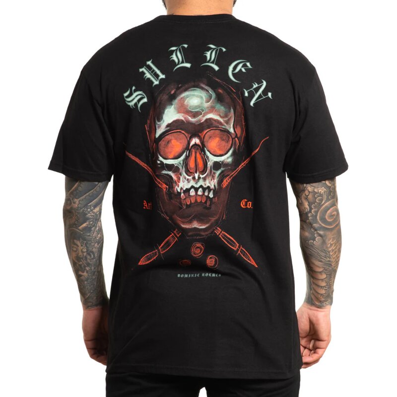 Tričko "Sullen Clothing T-Shirt - Glow Skulls"